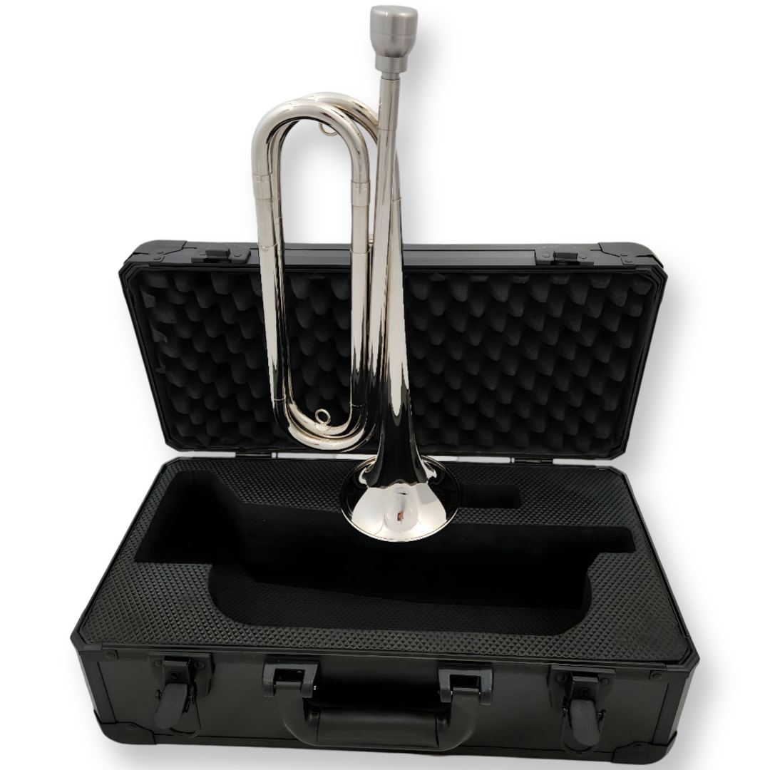The Taps Bugle - Electronic Self-Playing Taps Bugle with Carry Case, Rechargeable Brass Instruments, HD Audio Recordings, Veteran Owned, Made in USA